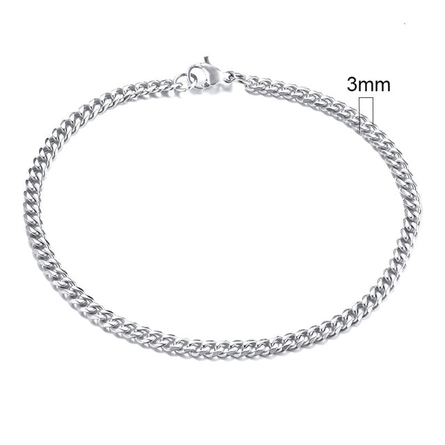 Vnox Men's Chunky Curb Chain Bracelet