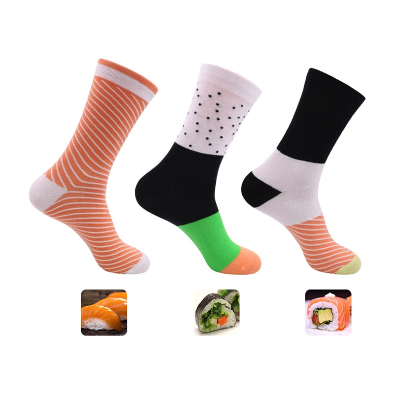 Personalized Pizza Sushi Socks