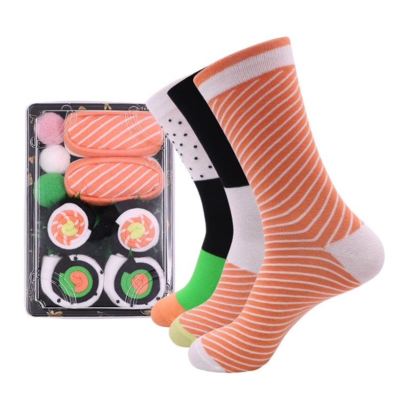 Personalized Pizza Sushi Socks