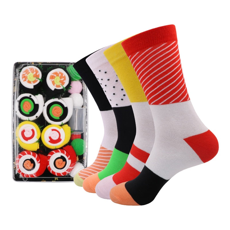 Personalized Pizza Sushi Socks