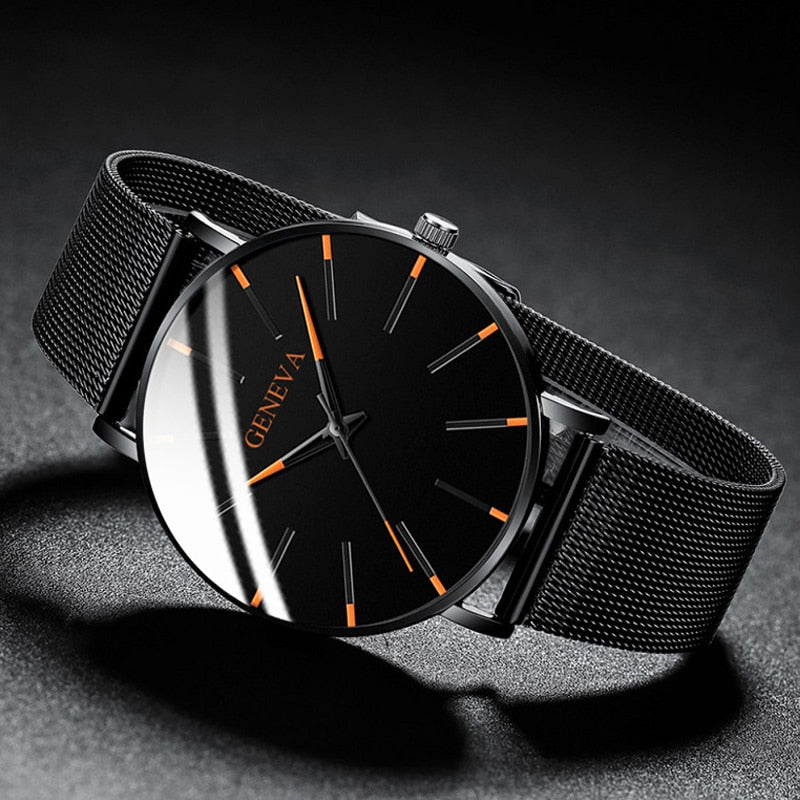 Minimalist Stainless Steel Mens Watch